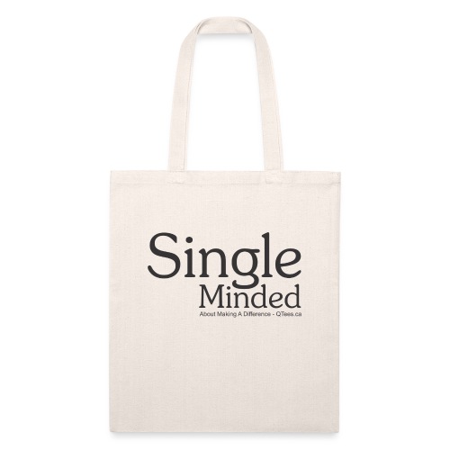 QTees Single Minded 01 - Recycled Tote Bag