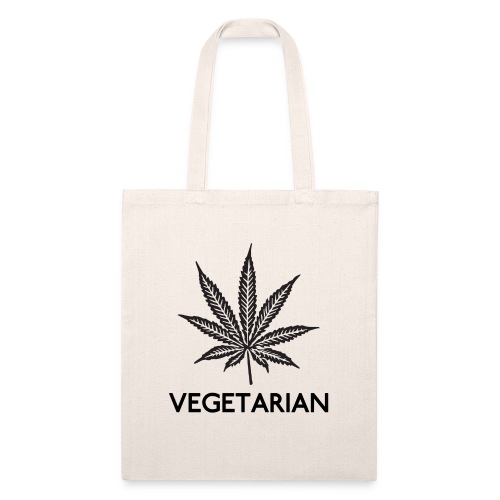 Vegetarian - Recycled Tote Bag