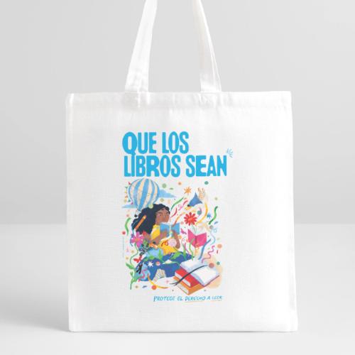 Let Books Be by Loveis Wise (Spanish) - Recycled Tote Bag