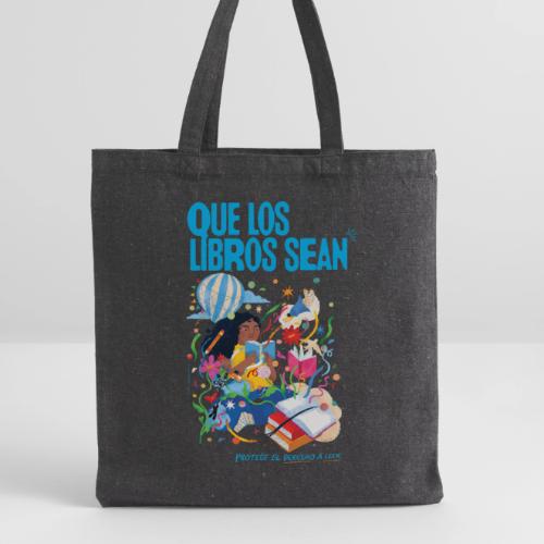 Let Books Be by Loveis Wise (Spanish) - Recycled Tote Bag