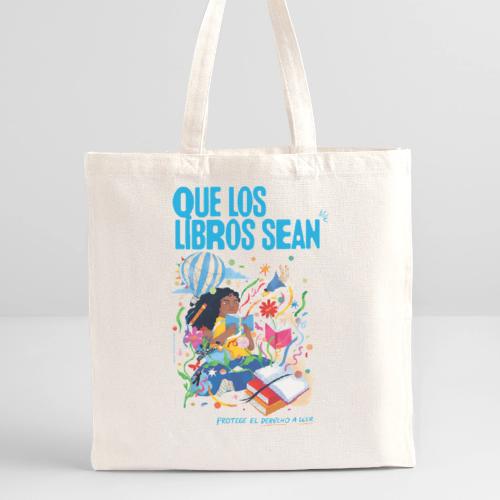 Let Books Be by LoveIs Wise (Spanish) - Recycled Tote Bag