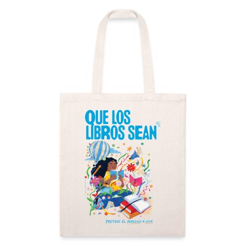 Let Books Be by Loveis Wise (Spanish) - Recycled Tote Bag