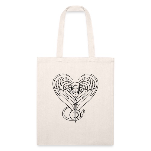 Sphinx valentine - Recycled Tote Bag