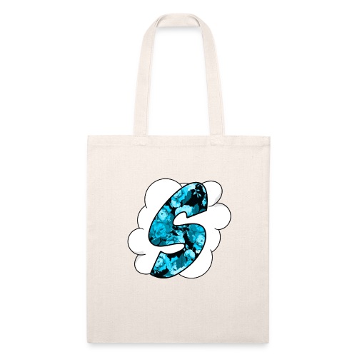 Skyz Blue Floral - Recycled Tote Bag