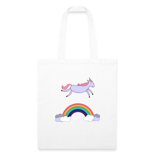 Flying Unicorn - Recycled Tote Bag