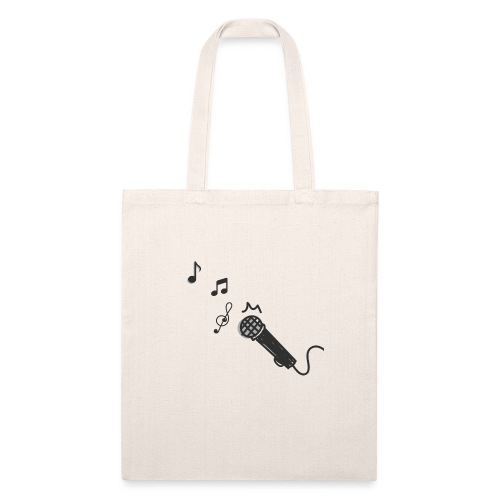 mic and notes - Recycled Tote Bag