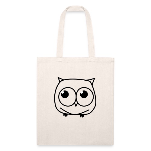 Sweet cute owl adorable charming pleasant pretty - Recycled Tote Bag
