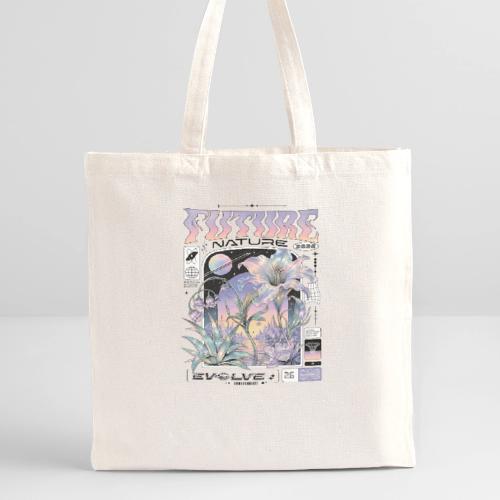 Future Nature Retro-Futuristic - Recycled Tote Bag