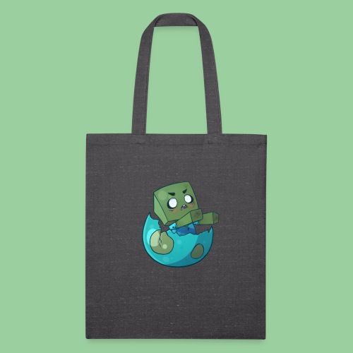 Cartoon Zombie - Recycled Tote Bag