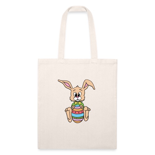 Easter Bunny Shirt - Recycled Tote Bag