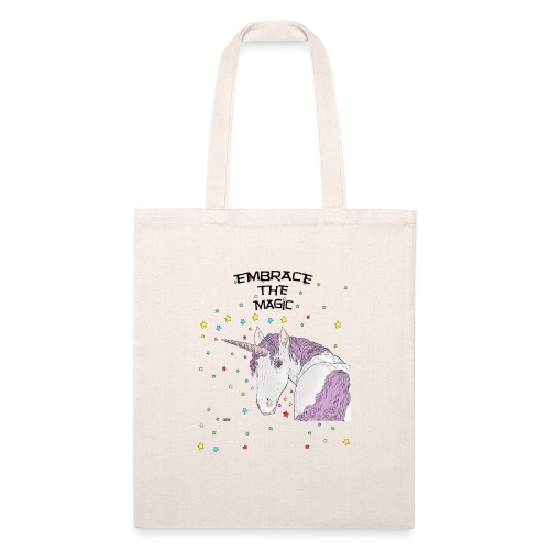 Unicorn-Embrace the Magic - Recycled Tote Bag