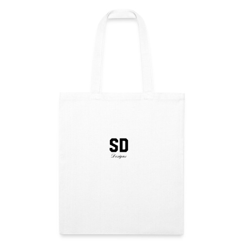 SD Designs blue, white, red/black merch - Recycled Tote Bag