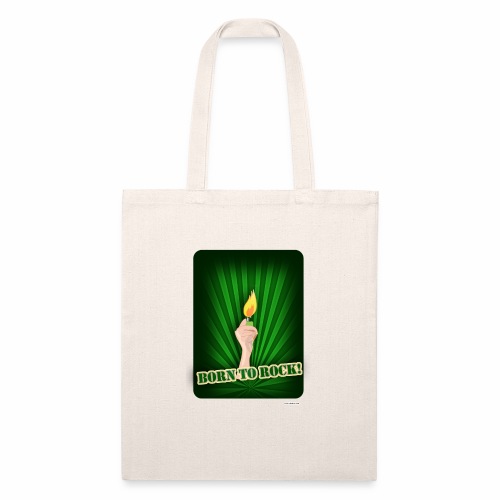 I was Born to Rock - Recycled Tote Bag