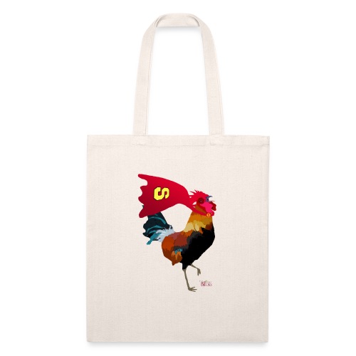 Super Rooster - Recycled Tote Bag