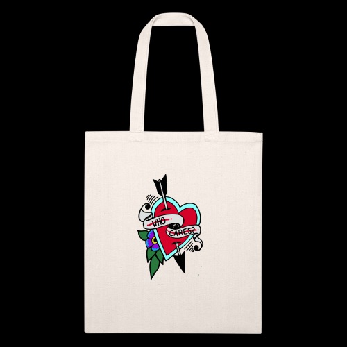 Who Cares? Anti-Valentine's Day - Recycled Tote Bag