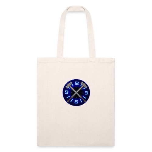 Hammer Time T-Shirt- Steel Blue - Recycled Tote Bag