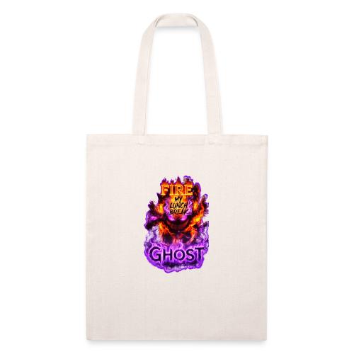 The Fire Ghost 26 - Recycled Tote Bag