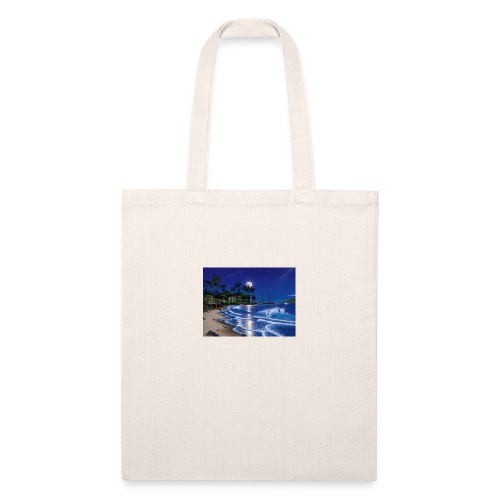 full moon - Recycled Tote Bag