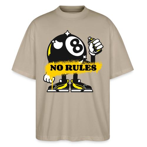 No Rules 8 Ball - Stanley/Stella Blaster Oversized T-Shirt 