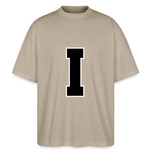 Varsity Letter I Collegiate Monogram - Stanley/Stella Blaster Oversized T-Shirt 