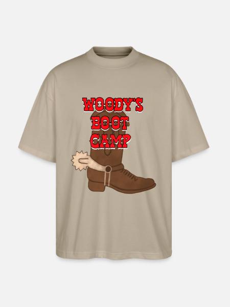 Boot Camp - Stanley/Stella Blaster Oversized T-Shirt - stone