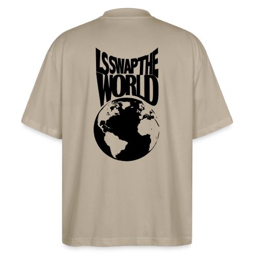 LS Swap the World (Front & Back) - Stanley/Stella Blaster Oversized T-Shirt 