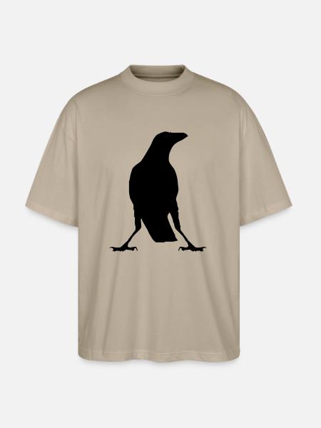 Raven - Stanley/Stella Blaster Oversized T-Shirt - stone