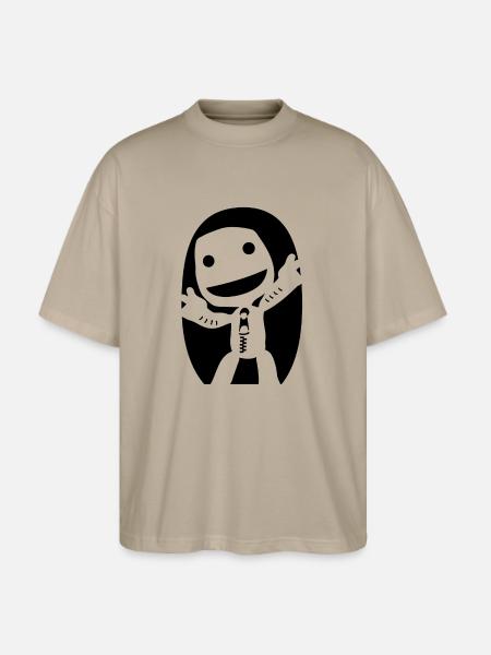 Little Big Planet - Stanley/Stella Blaster Oversized T-Shirt  - stone