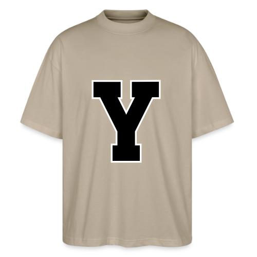 Varsity Letter Y Collegiate Alphabet Art - Stanley/Stella Blaster Oversized T-Shirt 