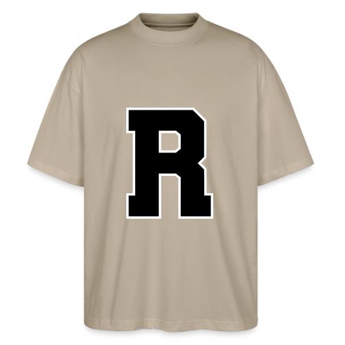 Varsity Letter R Athletic Monogram - Stanley/Stella Blaster Oversized T-Shirt 