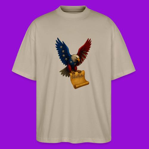 Bill of Rights Bald Eagle - Stanley/Stella Blaster Oversized T-Shirt 