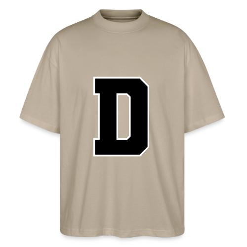 Varsity Letter D Athletic Alphabet Design - Stanley/Stella Blaster Oversized T-Shirt 
