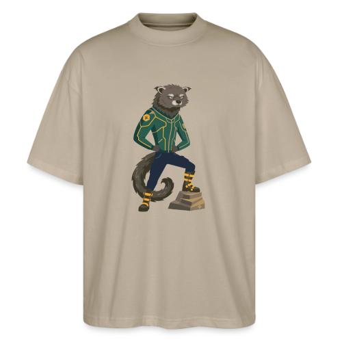 Raccoon Ranger in Neon Armor - Stanley/Stella Blaster Oversized T-Shirt 