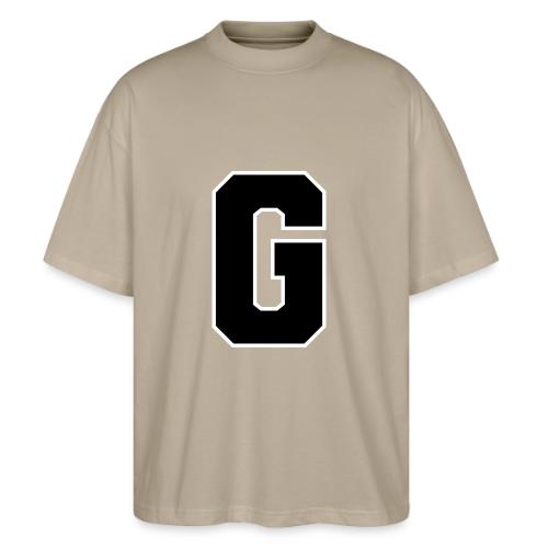Varsity Letter G Collegiate Alphabet Art - Stanley/Stella Blaster Oversized T-Shirt 