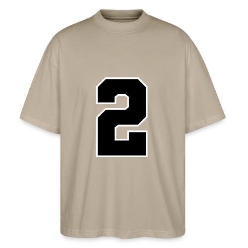 Varsity Number 2 Sports Design - Stanley/Stella Blaster Oversized T-Shirt 