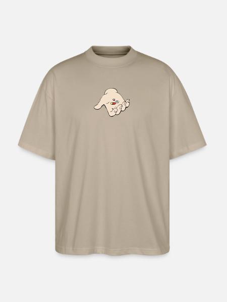 Pill Palette Hand - Stanley/Stella Blaster Oversized T-Shirt - stone