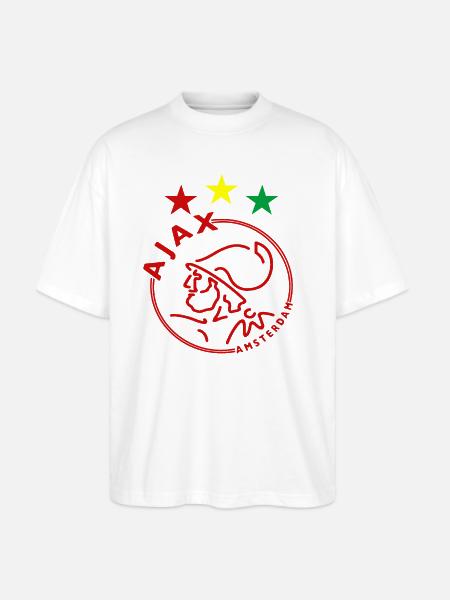 ajax amsterdam - Stanley/Stella Blaster Oversized T-Shirt  - white