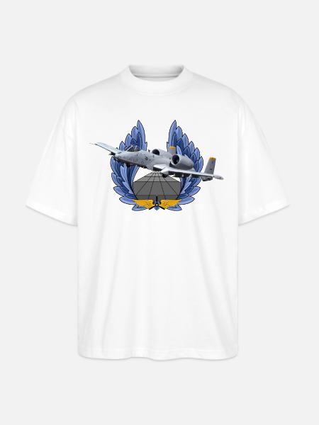 A-10 Thunderbolt - Stanley/Stella Blaster Oversized T-Shirt - white