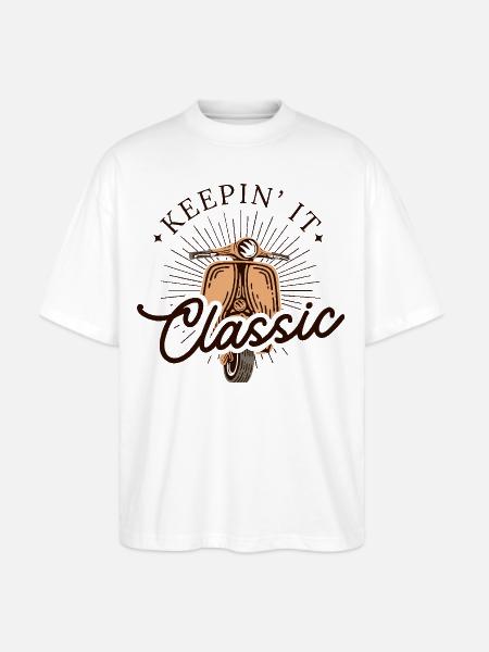Keepin' It Classic - Stanley/Stella Blaster Oversized T-Shirt - white
