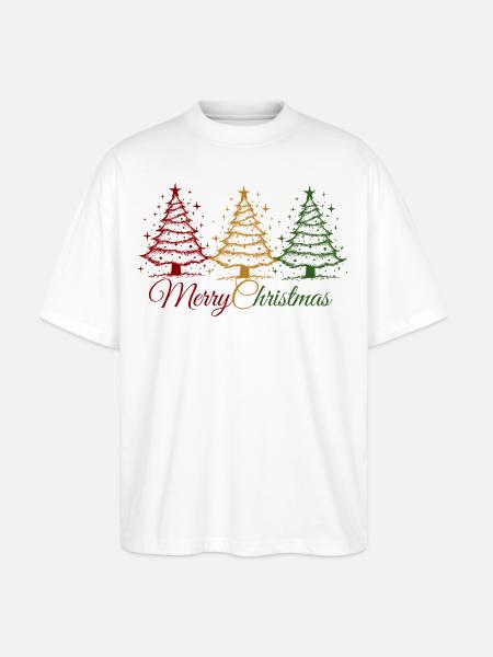 Christmas - Stanley/Stella Blaster Oversized T-Shirt - white