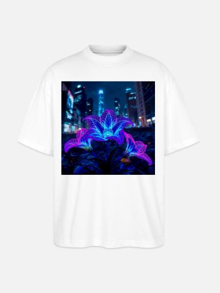 Plazma - Stanley/Stella Blaster Oversized T-Shirt - white