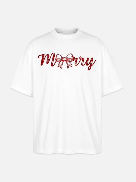 Christmas - Stanley/Stella Blaster Oversized T-Shirt - white