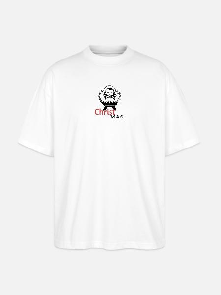Baby Jesus Christmas - Stanley/Stella Blaster Oversized T-Shirt - white