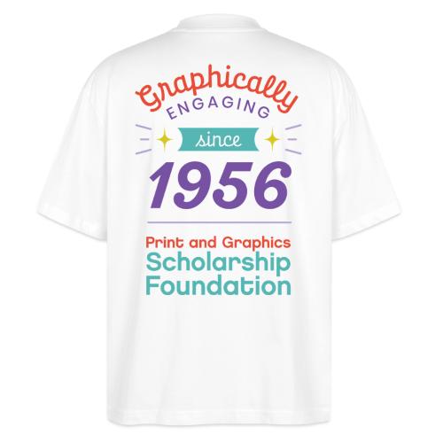 PGSF Graphically Engaging Back On White 4C PRI - Stanley/Stella Blaster Oversized T-Shirt 