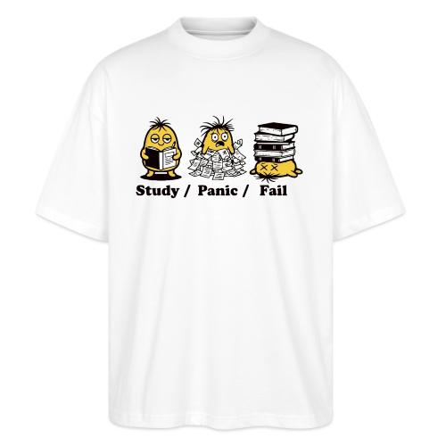 Funny Student Study Panic Fail Back To School - Stanley/Stella Blaster Oversized T-Shirt 
