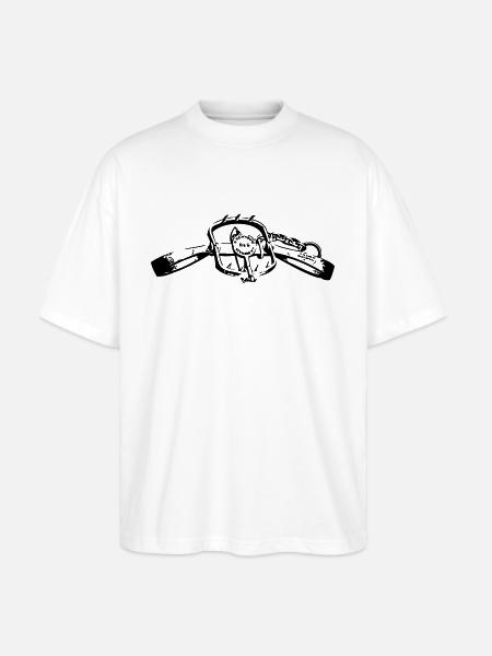 trap - Stanley/Stella Blaster Oversized T-Shirt - white