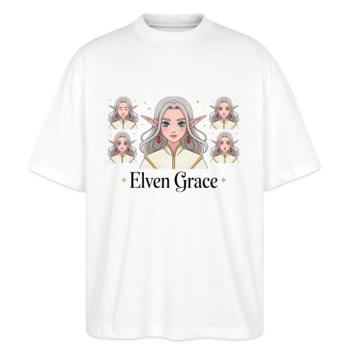 Elven Grace Fantasy Elf Maiden Graphic Magic - Stanley/Stella Blaster Oversized T-Shirt 