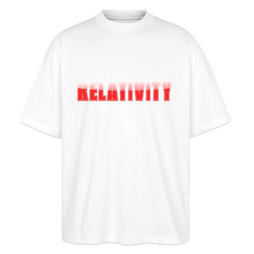 Relativity Science Typography Design - Stanley/Stella Blaster Oversized T-Shirt 