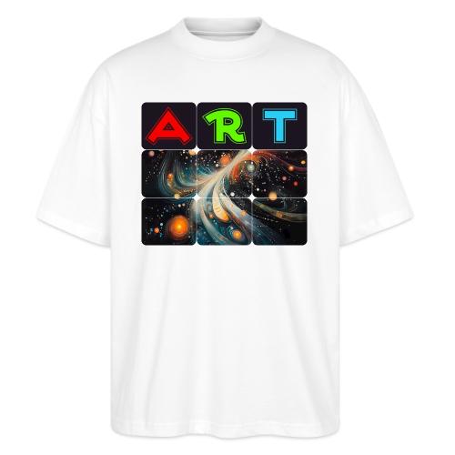 Swirls of Colorful Art - Stanley/Stella Blaster Oversized T-Shirt 
