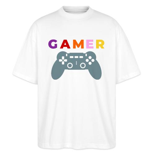 Colorful Gamer Controller Graphic - Stanley/Stella Blaster Oversized T-Shirt 